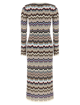 Zigzag dress (DS26WG28BK01KOSMSPL) #