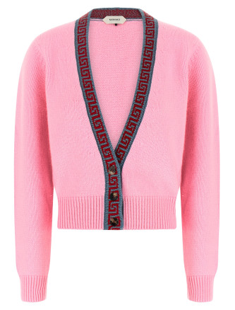 Свитер, кардиган VERSACE Wool and cashmere cardigan