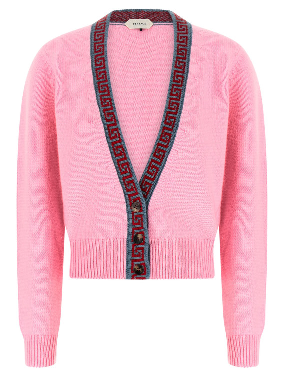 Свитер, кардиган VERSACE Wool and cashmere cardigan (10267671A191611PS10) #1