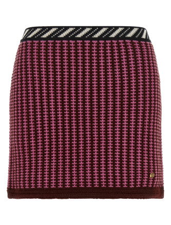 Макси VERSACE Crochet knit skirt