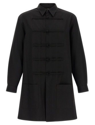 Рубашка, блузка YOHJI YAMAMOTO 'China Button'