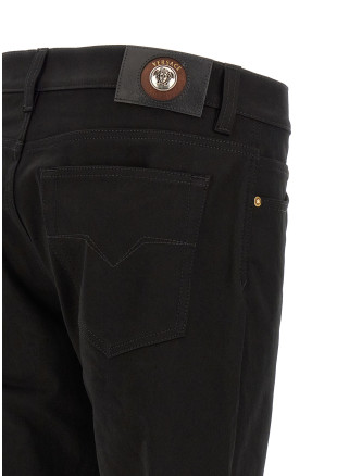 Джинсы VERSACE Medusa embroidery jeans (10270171A192981D040) #