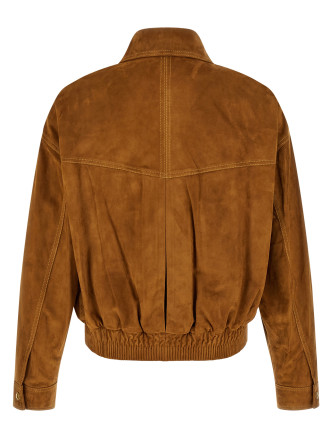 Кожаная куртка VERSACE Suede blouson (10253901A183801NN90) #