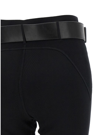 Леггинсы SELF PORTRAIT Leggings with stirrup and belt (AW26174PBBLACK) #