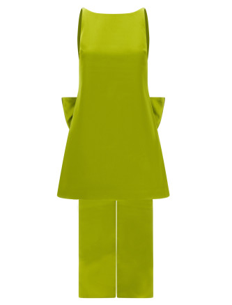 Мини SELF PORTRAIT Maxi bow dress