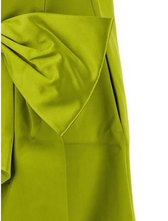 Мини SELF PORTRAIT Maxi bow dress (AW26008SGGREEN) #