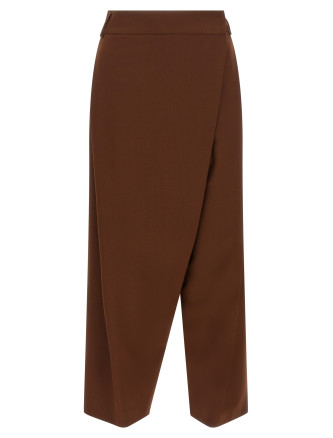 Брюки ALBERTO BIANI Asymmetrical panel pants