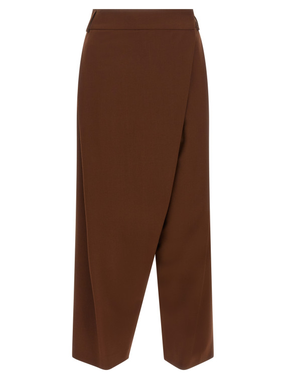 Брюки ALBERTO BIANI Asymmetrical panel pants (CC862W0024165) #1