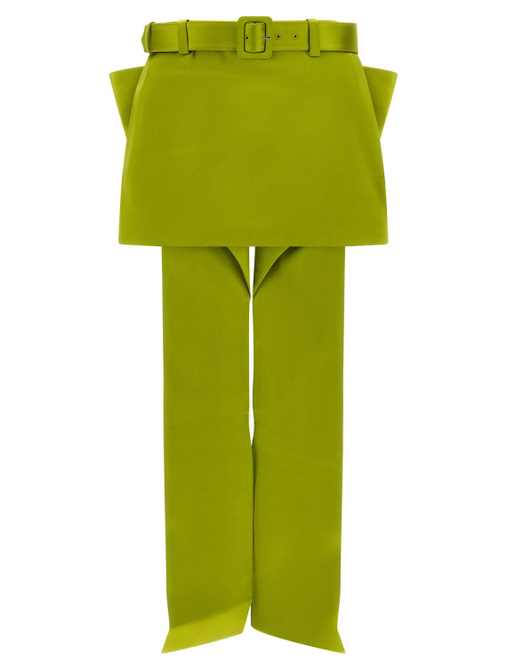 Макси SELF PORTRAIT Maxi bow skirt (AW26008SKGGREEN) #1
