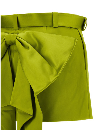 Макси SELF PORTRAIT Maxi bow skirt (AW26008SKGGREEN) #