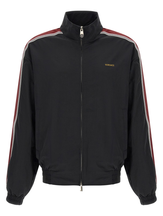 Повседневная куртка VERSACE Craquelé-effect blouson (10254681A175891B000) #1