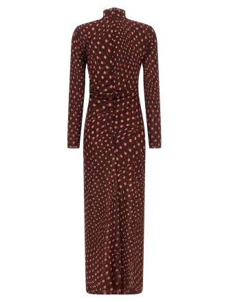 Макси STELLA MCCARTNEY Polka dot mesh dress (6J04773SQA756107) #