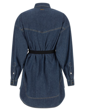 Мини VERSACE Chambray denim dress (10256571A186401D880) #