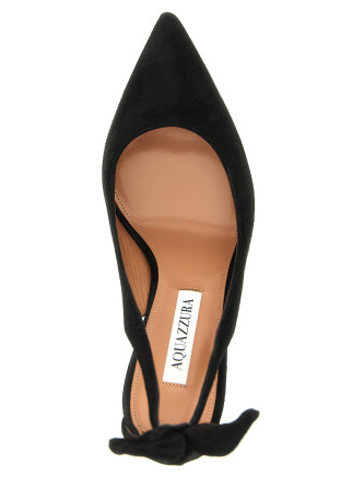 Высокие каблуки AQUAZZURA 'Bow Tie' (DENMIDP0SUEBLACK) #