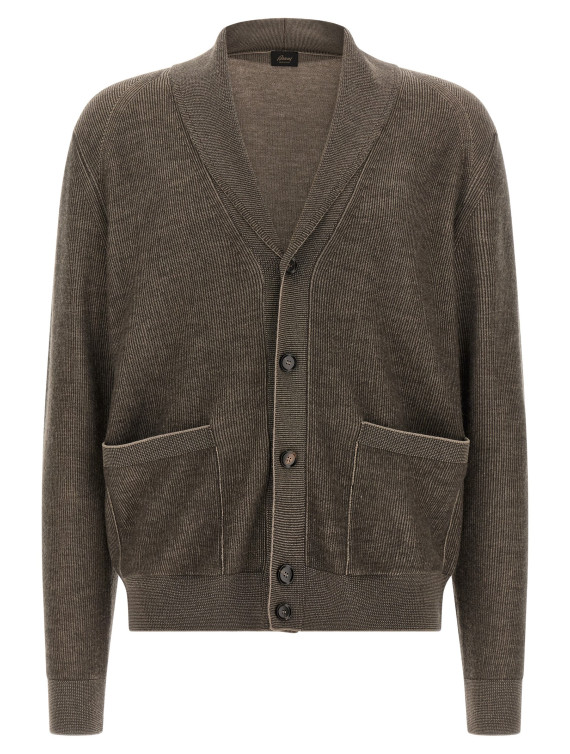 Свитер, кардиган BRIONI Shawl neck cardigan (UMIQ0LOCK122825) #1