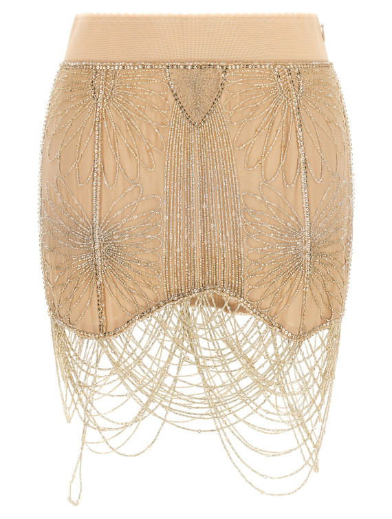 Макси THE ATTICO Beads embroidery skirt (261WCR00165EMB037RA298) #1