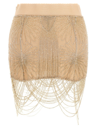 Макси THE ATTICO Beads embroidery skirt (261WCR00165EMB037RA298) #