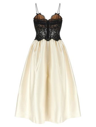 Платье SELF PORTRAIT Dress with bodice (AW26023MCCREAM) #