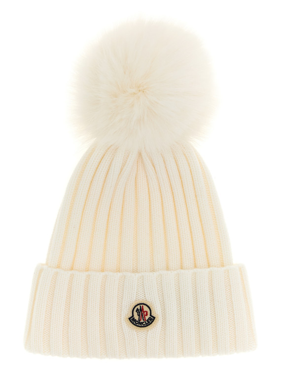 Шляпа MONCLER Pompon wool beanie (L20933B00039M1131034) #1