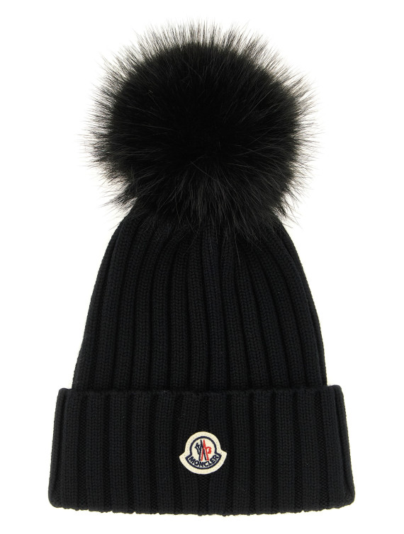 Шляпа MONCLER Pompon wool beanie (L20933B00039M1131999) #1