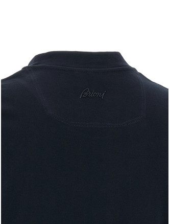 Футболка BRIONI Logo embroidery t-shirt (UJWI0LOE6014100) #