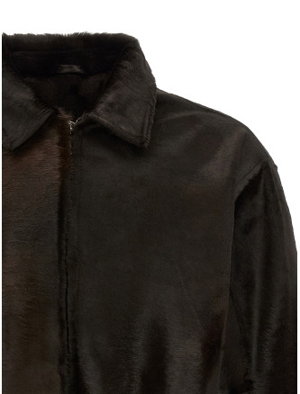 Кожаная куртка GIORGIO BRATO Pony hair jacket (GU27F28005BCHTMORO) #