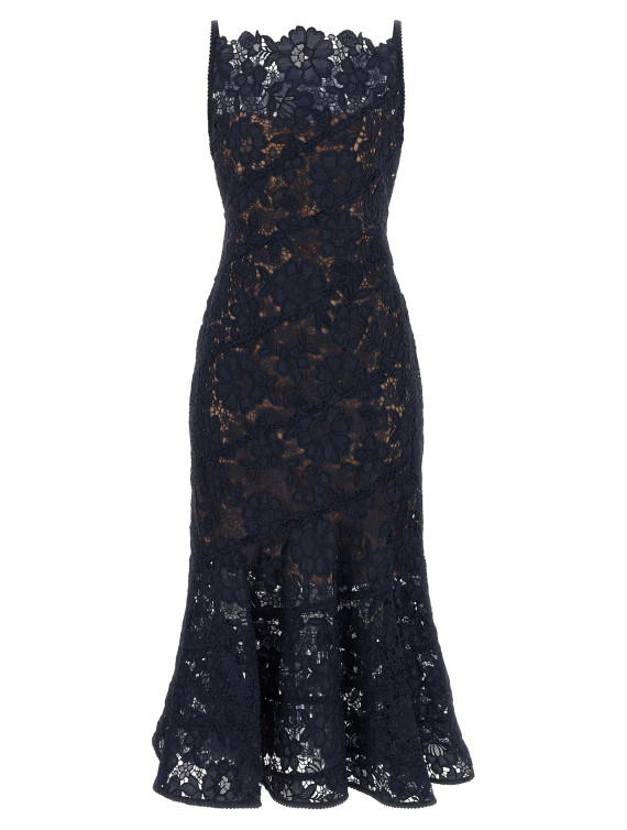 Миди SELF PORTRAIT 'Spiral lace' (AW26043MNNAVY) #1
