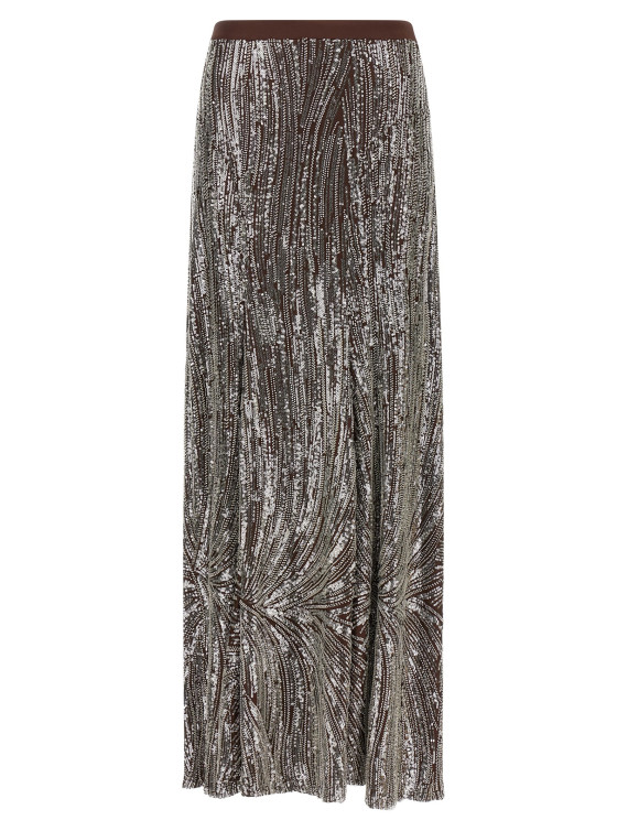 Юбка PACO RABANNE Sequin and pearl skirt (26AJJU230PO0531M907) #1