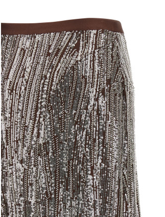 Юбка PACO RABANNE Sequin and pearl skirt (26AJJU230PO0531M907) #