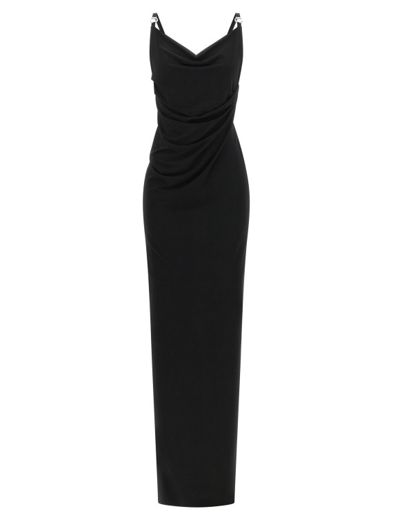 Макси COPERNI Metallic logo dress (COPR205F5022BLK) #1