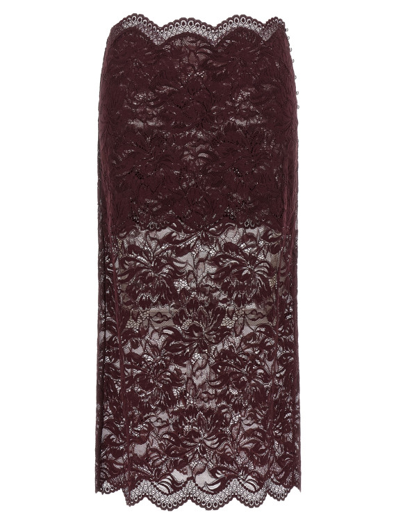 Миди PACO RABANNE Lace skirt (26AJJU598PA0170P534) #1