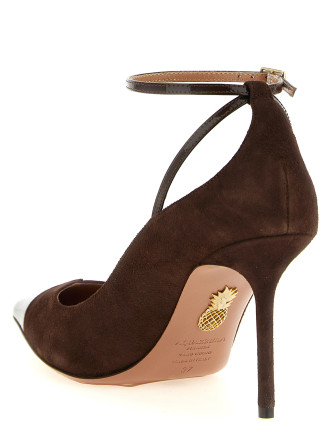 Высокие каблуки AQUAZZURA 'Odysea' (ODYMIDP0SDTESPRESSO) #