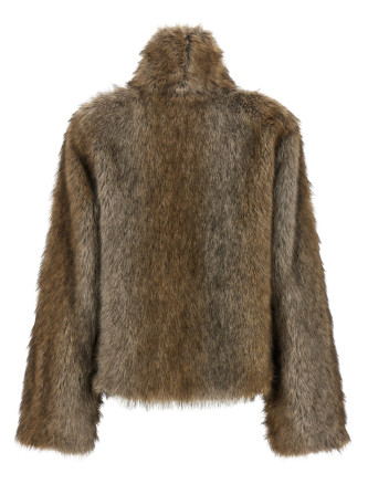 Мех, шуба B&B COUTURE 'Brigitte First' (BRIGITTEFIRSTJACKETWOLF) #