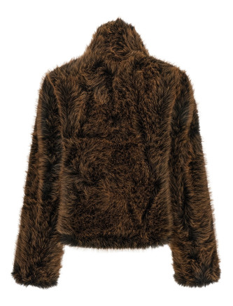 Мех, шуба B&B COUTURE 'Susan First' (SUSANFIRSTJACKETBLACKBROWN) #