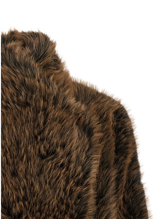 Мех, шуба B&B COUTURE 'Susan First' (SUSANFIRSTJACKETBLACKBROWN) #