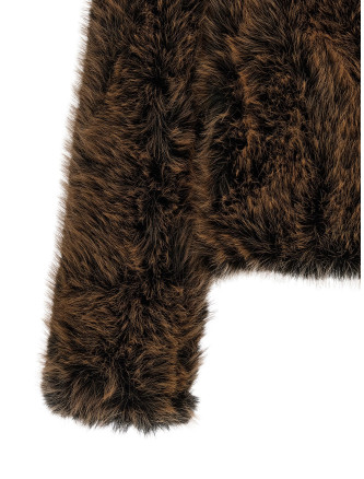 Мех, шуба B&B COUTURE 'Susan First' (SUSANFIRSTJACKETBLACKBROWN) #