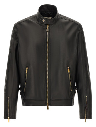 Кожаная куртка VERSACE Biker jacket