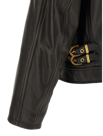 Кожаная куртка VERSACE Biker jacket (10270501A189801B000) #