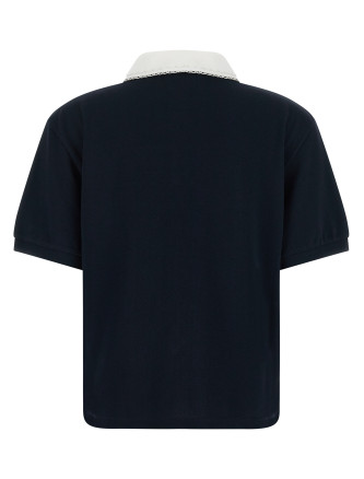 Поло MIU Scalloped collar polo shirt (MJNA43SOOO6395F0008) #