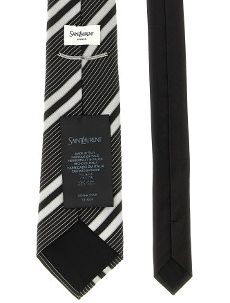 Галстук, папильон SAINT LAURENT Jacquard diagonal striped tie (A002HA3Y0099160) #