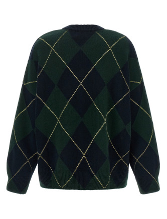 Свитер, кардиган BE YOU Diamond-shaped crew neck sweater (CD1226F6Z20) #