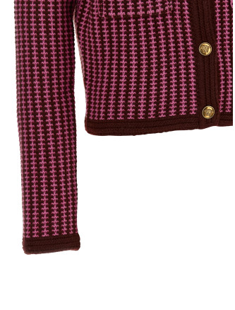Свитер, кардиган VERSACE Crochet cardigan (10265461A190522P6H0) #