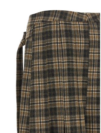 Мини BRUNELLO CUCINELLI Tartan skirt (MD008G4107C001) #