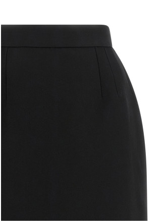 Макси VERSACE Grain De Poudre wool skirt (10269181A177931B000) #