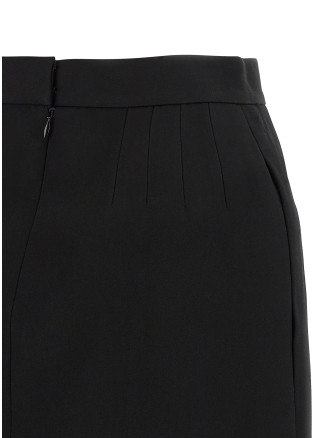 Макси VERSACE Grain De Poudre wool skirt (10269181A177931B000) #
