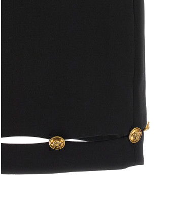 Макси VERSACE Grain De Poudre wool skirt (10269181A177931B000) #