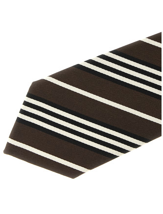 Галстук, папильон SAINT LAURENT Diagonal striped tie (A0014Q3Y0022578) #