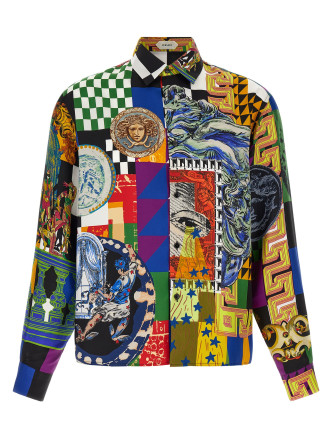 Рубашка, блузка VERSACE 'Medusa Collage'