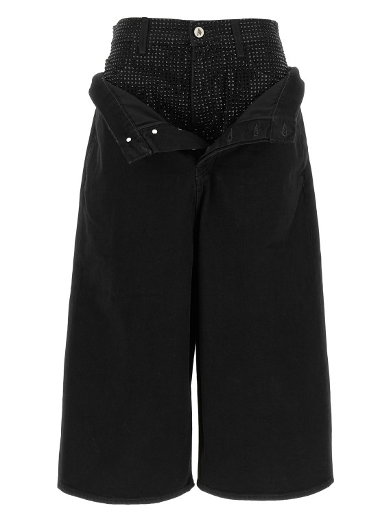 Джинсы THE ATTICO Crystal insert jeans (261WCP00324DDD104TR100) #1