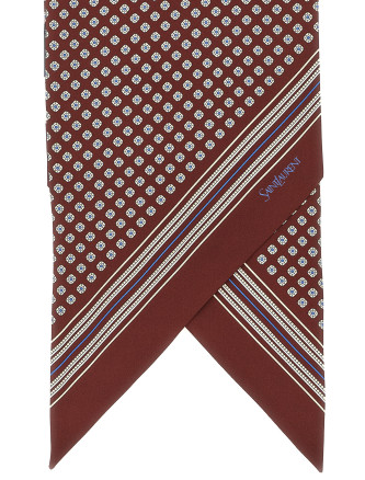 Шарф, платок SAINT LAURENT Lavallière scarf (8682563Y0016188) #